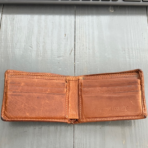 Geometric Patterned Men's Wallet - Picture 3 of 4